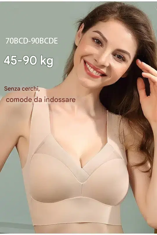 🔥Reggiseno alla moda con coppa profonda🔥Reggiseni push-up sexy estivi senza ferretto (la taglia è la stessa dei reggiseni normali)
