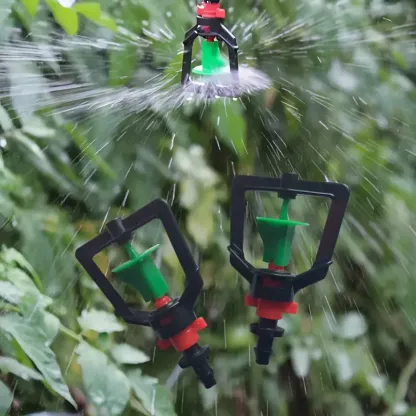 【50 pezzi/100 pezzi】 Micro irrigatore rotante per serra a 360 gradi