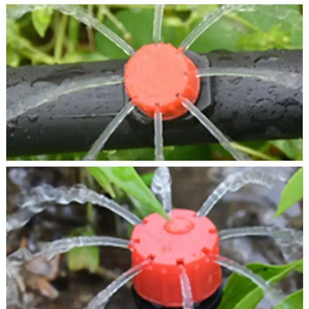 【Acquista 100 e ricevi 100 gratis】【50/100/150/200 pezzi】Irrigatore per irrigazione a flusso d'acqua regolabile a 8 fori