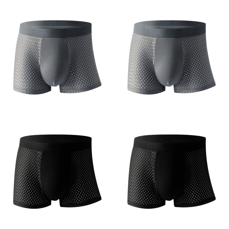(4 pezzi) Boxer in bambù - Comfort per tutto il giorno