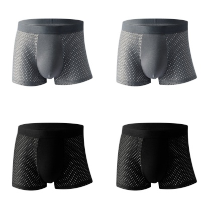 (4 pezzi) Boxer in bambù - Comfort per tutto il giorno
