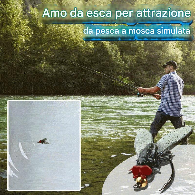 🎁Ultimo giorno di vendita - Sconto del 49%🐟Amo da pesca a mosca simulato🎣