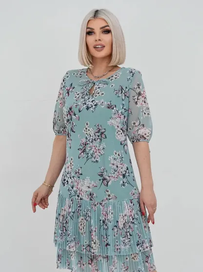 👗❤️【S-5XL】Abito in pizzo plissettato elegante e alla moda