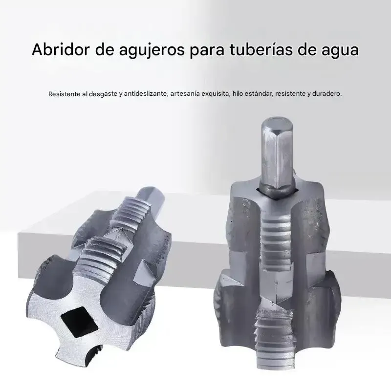 [Set di frese per filettatura interna e esterna per tubi dell'acqua] Tubo dell'acqua a 4 e 6 punte, PPR, plastica PVC