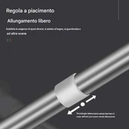 🎁 Saldi imperdibili 49% di sconto 🔥 Asta regolabile senza trapano
