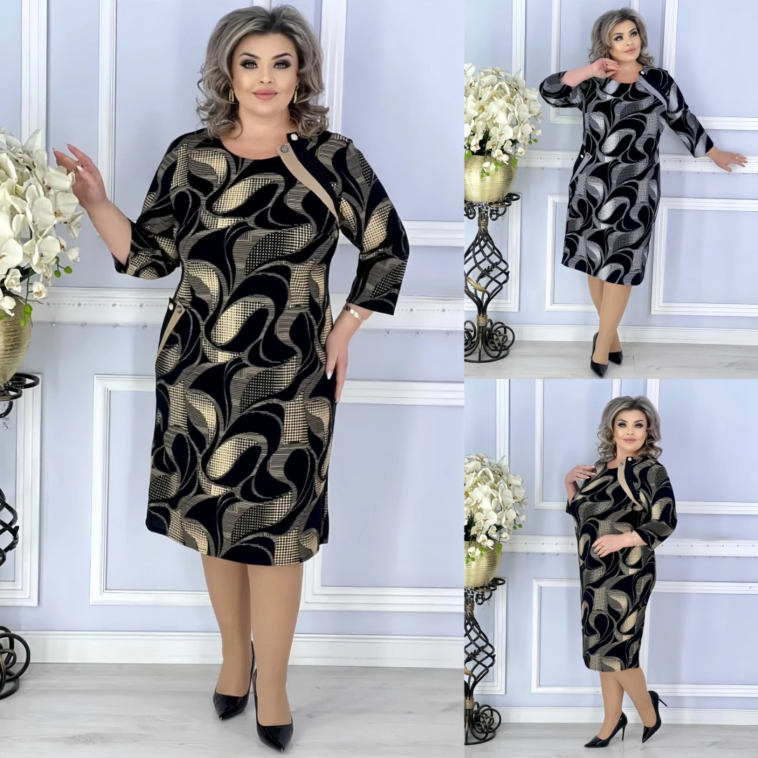 💖💖【S-5XL】2025 nuovo elegante abito autunnale e invernale di alta qualità