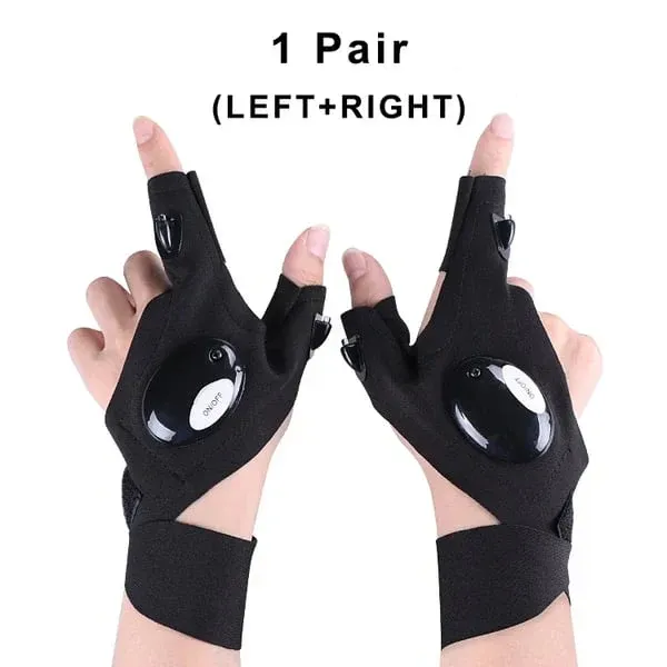 Saldi imperdibili: 50% di sconto! - Guanti impermeabili con torcia a LED