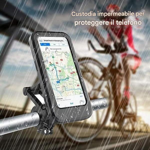🔥🔥 Saldi 49% DI SCONTO🔥🔥Supporto per telefono impermeabile per bicicletta e moto