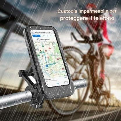 🔥🔥 Saldi 49% DI SCONTO🔥🔥Supporto per telefono impermeabile per bicicletta e moto