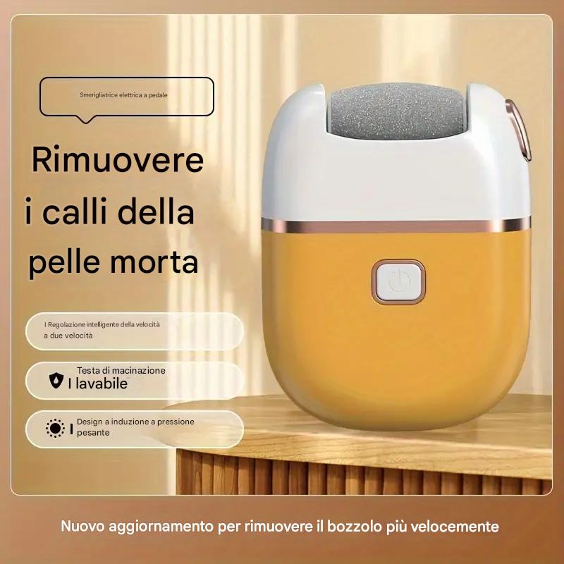 Nuovo raschiatore a pedale, tre teste di rettifica sostitutive, due velocità, sformatura integrata