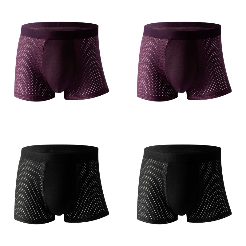 (4 pezzi) Boxer in bambù - Comfort per tutto il giorno