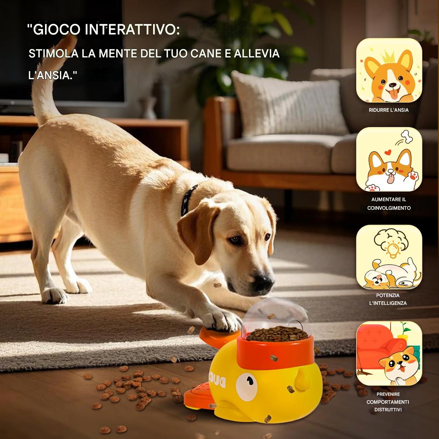 🐾Giocattoli interattivi per cani, addestratore automatico di alimentazione😍😍