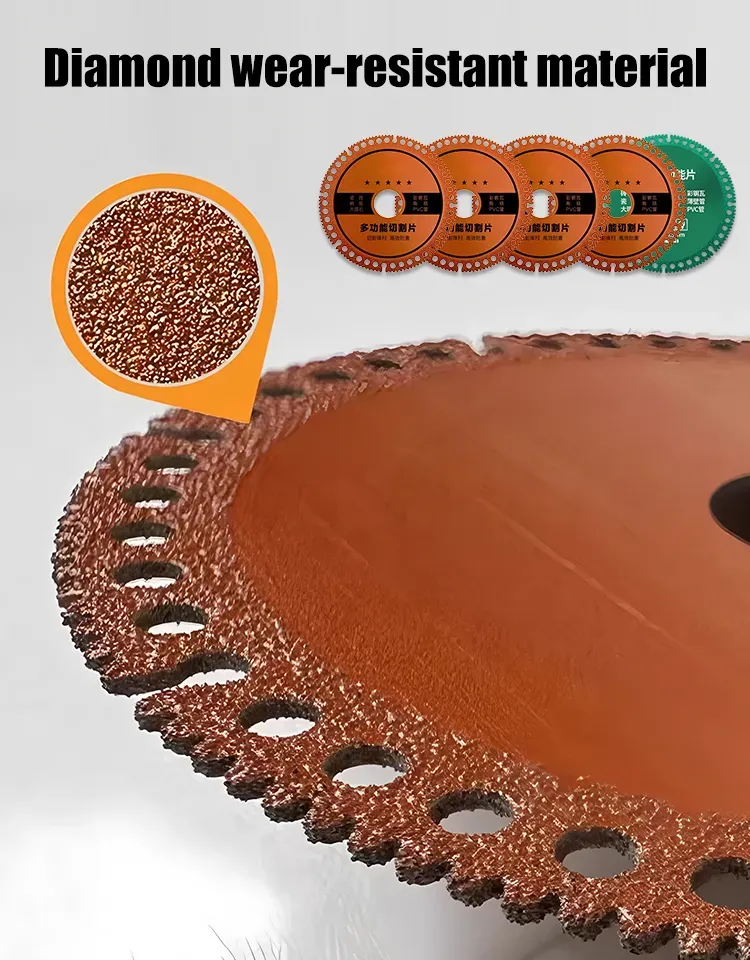Lama per sega con legante diamantato per taglio multiuso di piastrelle in ceramica/piastrelle in acciaio colorato/lama per taglio di marmo