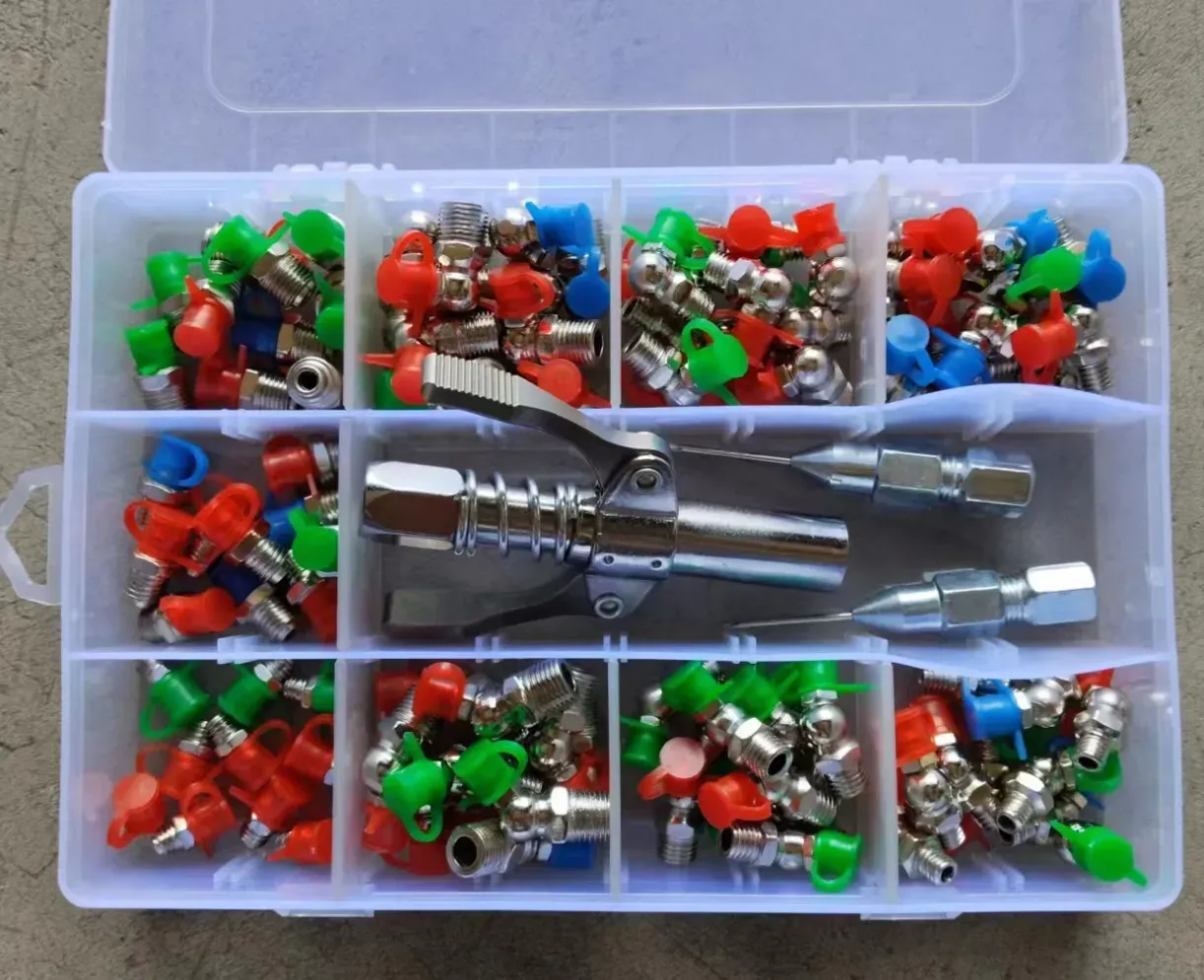 【200 PZ】Set di ugelli per grasso a doppia impugnatura