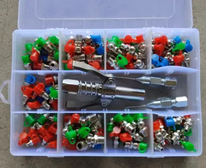 【200 PZ】Set di ugelli per grasso a doppia impugnatura