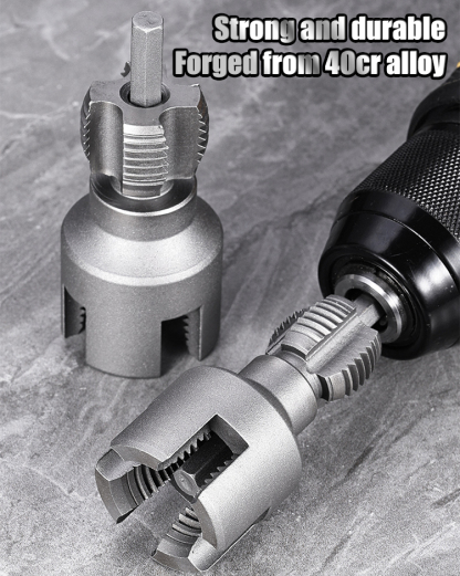 【20 mm + 25 mm】 Matrice per filettatura da 4'' + 6'' (inclusa prolunga) - adatta per PPR, PE, PVC