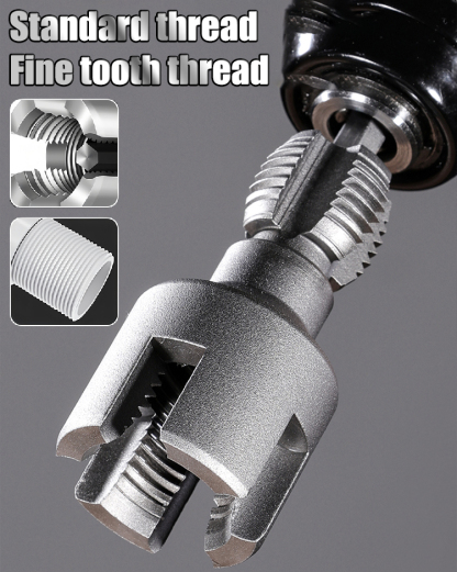 【20 mm + 25 mm】 Matrice per filettatura da 4'' + 6'' (inclusa prolunga) - adatta per PPR, PE, PVC