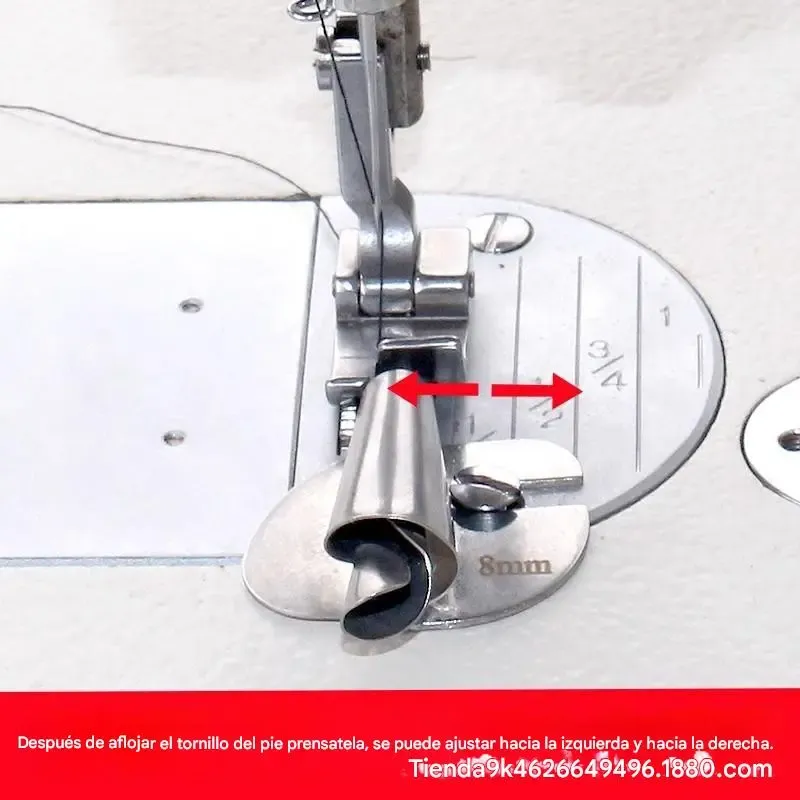 [1 set da 8 pezzi] Accessori universali per macchine da cucire: ausilio per crimpatura a vite, ausilio per cucire