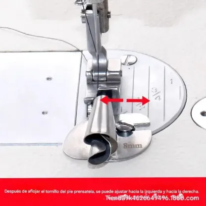 [1 set da 8 pezzi] Accessori universali per macchine da cucire: ausilio per crimpatura a vite, ausilio per cucire