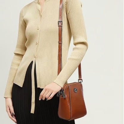 ❄️Promozione a tempo limitato - 49% DI SCONTO - 👜Borsa a tracolla versatile retrò in morbida pelle