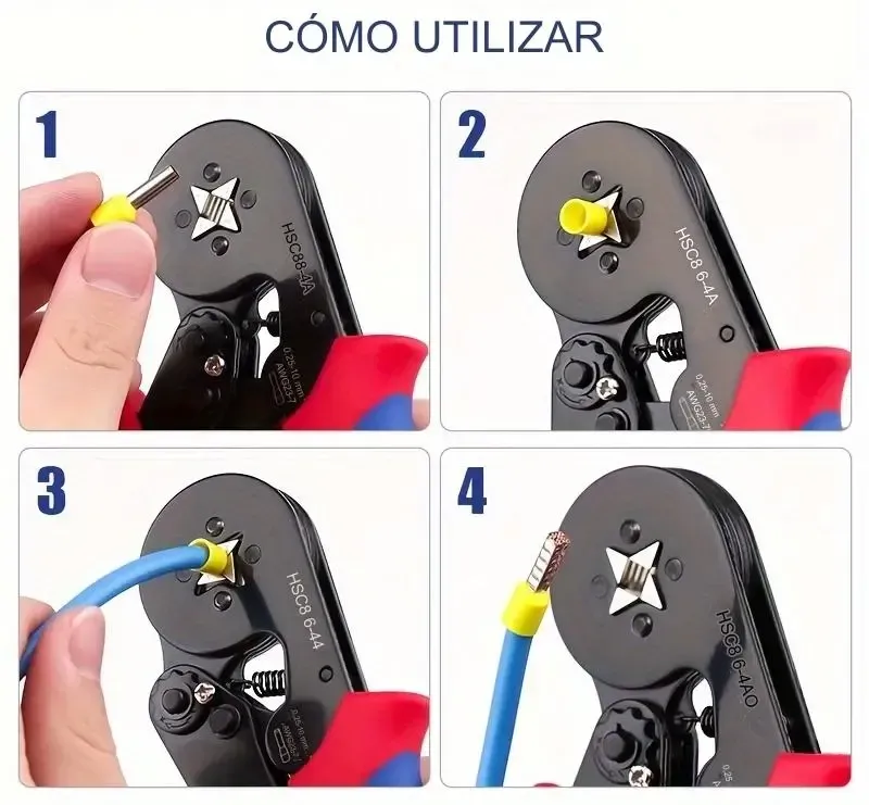 【800 PZ】Pinze per crimpatura estremità tubi