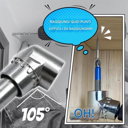 Year-end Clearance 50% off 🔧105 degree right angle drill bit adapter