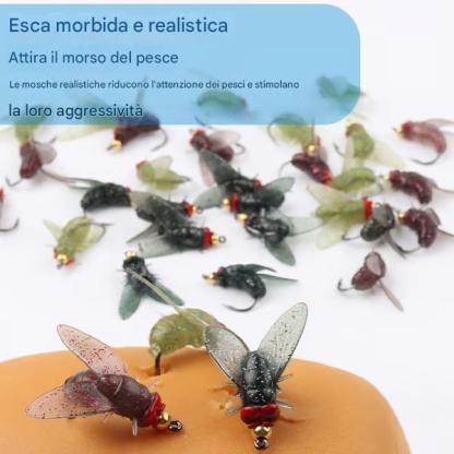 🎁Ultimo giorno di vendita - Sconto del 49%🐟Amo da pesca a mosca simulato🎣
