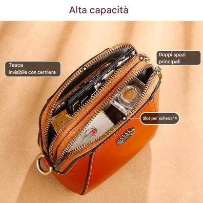 ❄️Promozione a tempo limitato - 49% DI SCONTO - 👜Borsa a tracolla versatile retrò in morbida pelle