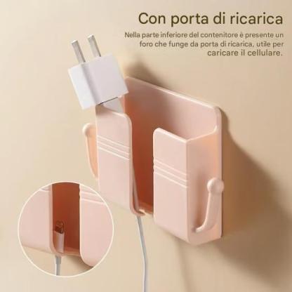 Telecomando multifunzionale, telefono cellulare, supporto per montaggio a parete