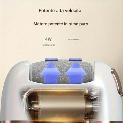 Nuovo raschiatore a pedale, tre teste di rettifica sostitutive, due velocità, sformatura integrata