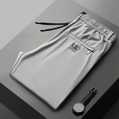 【40-115 kg】🔥【Acquista 1 e ricevi 1 gratis】 Pantaloni elasticizzati in seta ghiacciata, nuovi per la primavera e l'estate 2025