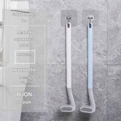 Scopino per WC con testa di spazzola da golf
