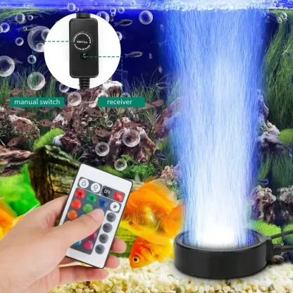 【7 colori, 16 colori】 Le luci a LED possono aumentare la quantità di ossigeno nell'acquario