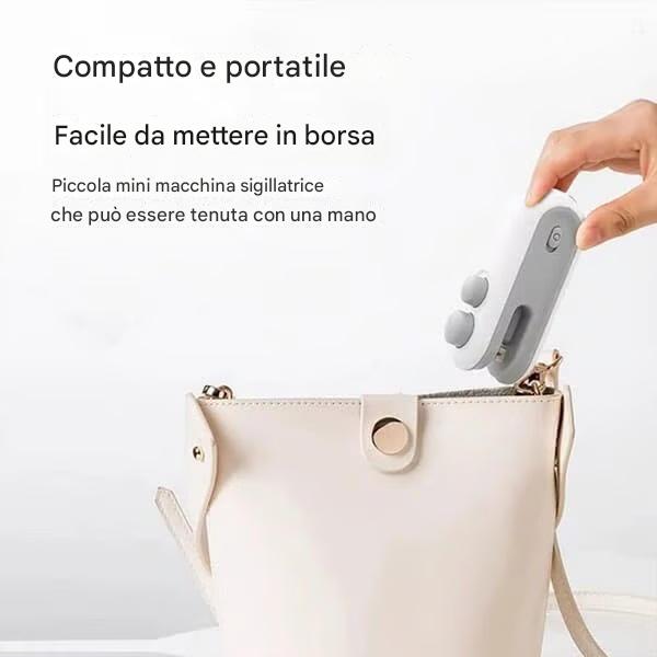 🔥Mini macchina sigillatrice per sacchetti migliorata