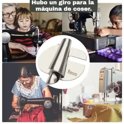 [1 set da 8 pezzi] Accessori universali per macchine da cucire: ausilio per crimpatura a vite, ausilio per cucire