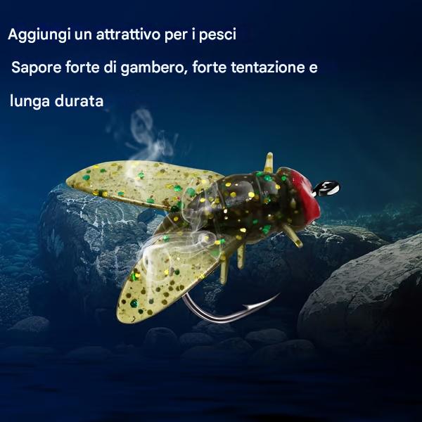 🎁Ultimo giorno di vendita - Sconto del 49%🐟Amo da pesca a mosca simulato🎣
