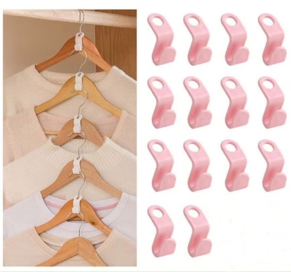 Ganci di collegamento per grucce salvaspazio