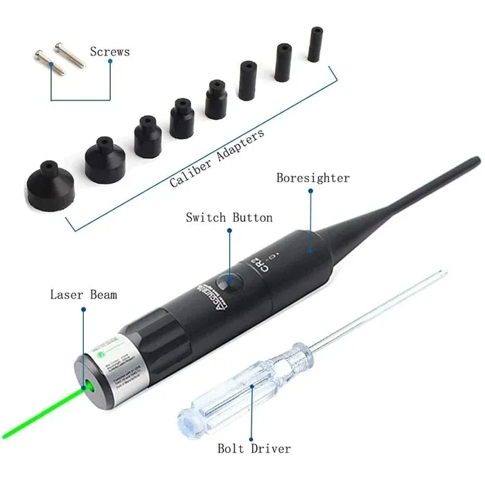 Kit di mira laser rosso regolabile, la portata visiva è più precisa