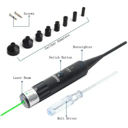 Kit di mira laser rosso regolabile, la portata visiva è più precisa