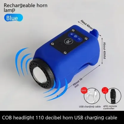 Iluminador electrónico de bocina de bicicleta de montaña