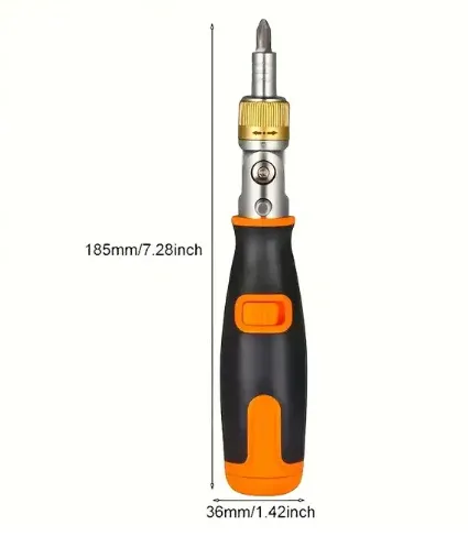 💥Vendita calda💥Set di cacciaviti a cricchetto portatili 10 in 1