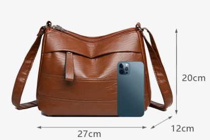 【Acquista 1 e ricevi 1 gratis】Nuova borsa a tracolla multistrato retrò di grande capacità, alla moda e versatile