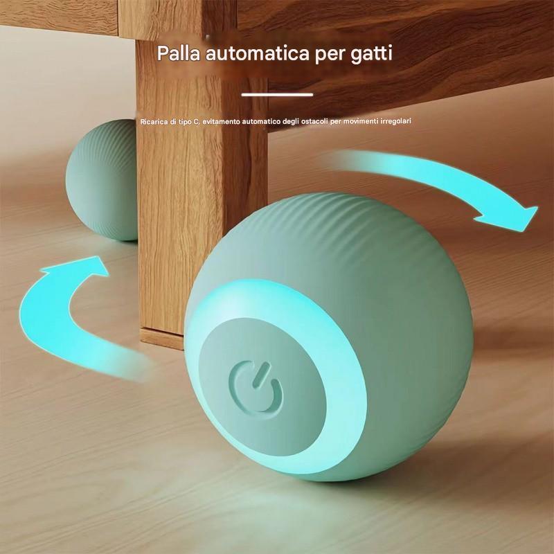 💥Giocattoli per gatti💥Giocattoli elettrici per gatti, palline rotanti intelligenti, giocattoli per gatti resistenti ai morsi, manufatti per palline di auto-intrattenimento, prodotti per animali domestici antipolvere