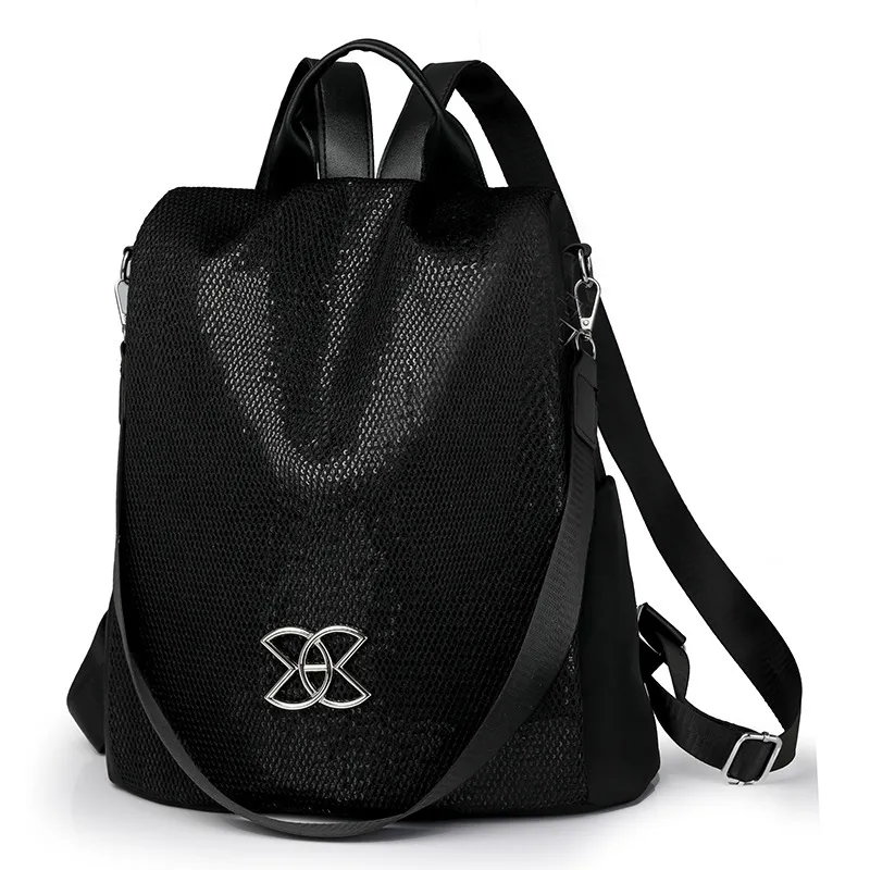 Borsa a tracolla leggera in tessuto Oxford antifurto multifunzionale di grande capacità
