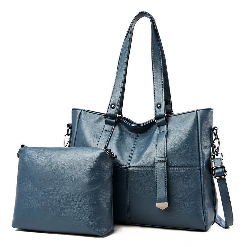 Una spaziosa borsa da donna in morbida ecopelle + una pochette in regalo!