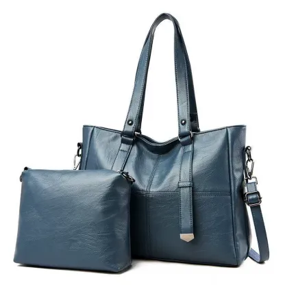 Una spaziosa borsa da donna in morbida ecopelle + una pochette in regalo!