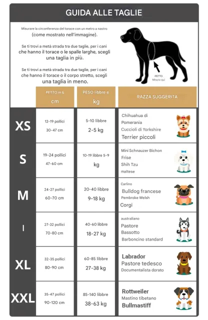 Pettorina anti-tiro per cani