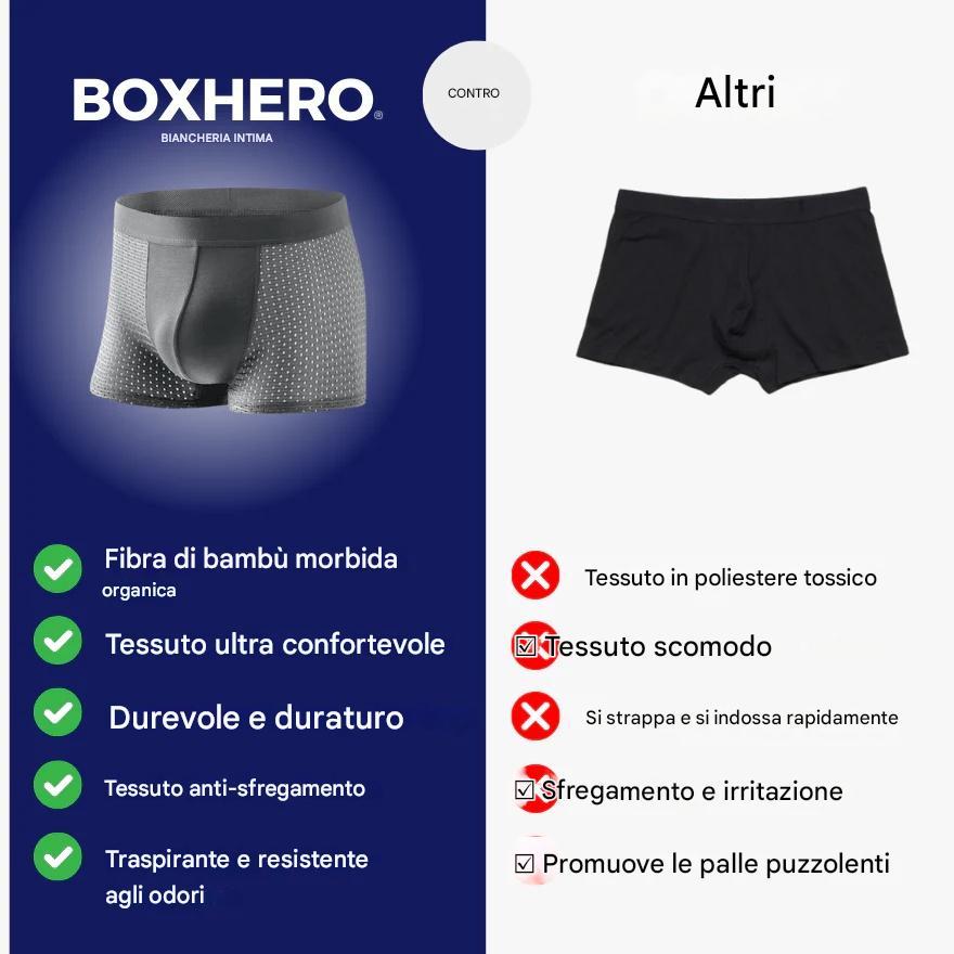 (4 pezzi) Boxer in bambù - Comfort per tutto il giorno