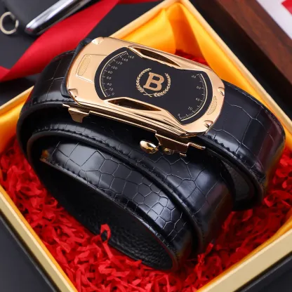 🔥【Sconto del 49%】Nuova cintura da uomo in pelle con fibbia automatica
