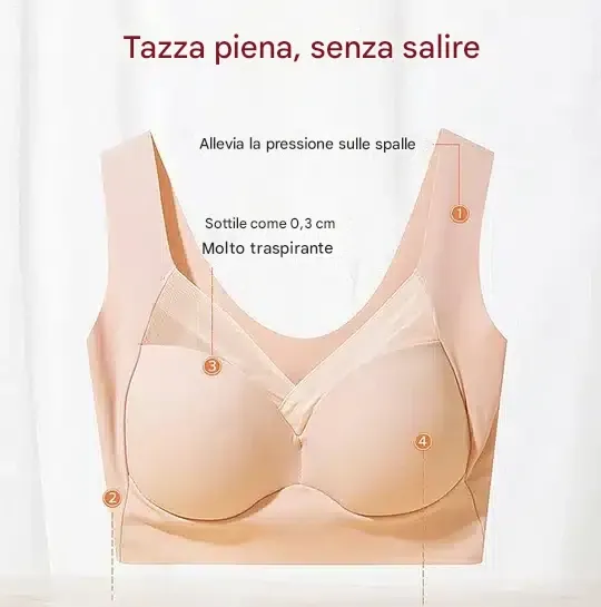 🔥Reggiseno alla moda con coppa profonda🔥Reggiseni push-up sexy estivi senza ferretto (la taglia è la stessa dei reggiseni normali)